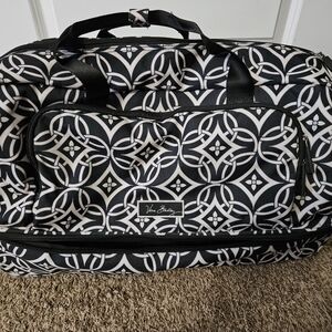 Vera Bradley Black and White Geometric Duffel